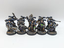 Warhammer 40k: Chaos Space Marines Night Lords Legionnaries - Well Painted (AT201)