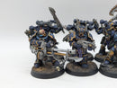 Warhammer 40k: Chaos Space Marines Night Lords Legionnaries - Well Painted (AT201)