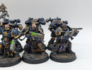 Warhammer 40k: Chaos Space Marines Night Lords Legionnaries - Well Painted (AT201)