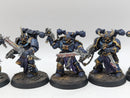 Warhammer 40k: Chaos Space Marines Night Lords Legionnaries - Well Painted (AT201)