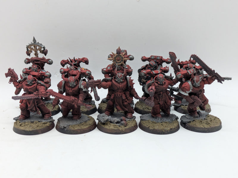 Warhammer 40k: Chaos Space Marines Word Bearer Legionnaries (AT219)