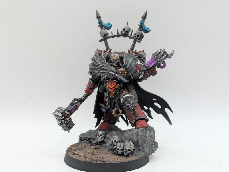 Warhammer 40k: Chaos Space Marines Chaos Lord - Pro Painted (BH074)