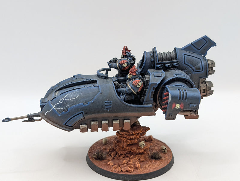 Warhammer Horus Heresy Space Marines Night Lords Javelin Land Speeder - Well Painted AX059