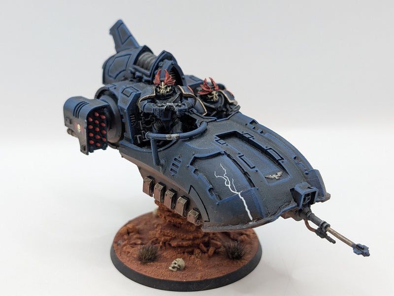 Warhammer Horus Heresy Space Marines Night Lords Javelin Land Speeder - Well Painted AX059