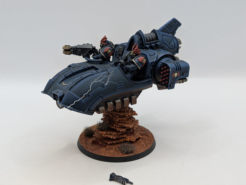 Warhammer Horus Heresy Space Marines Night Lords Javelin Land Speeder - Well Painted AX053