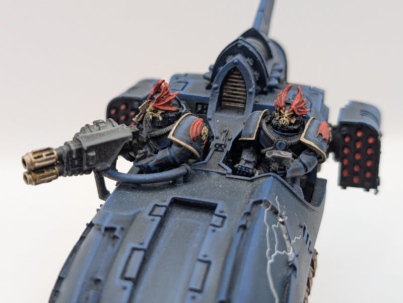 Warhammer Horus Heresy Space Marines Night Lords Javelin Land Speeder - Well Painted AX053