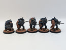 Warhammer Horus Heresy Space Marines Night Lords MKIV Recon Squad - Well Painted AA137