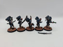 Warhammer Horus Heresy Space Marines Night Lords Raptor Squad with Nostraman Chainglaives - Well Painted AC167