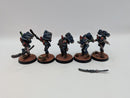 Warhammer Horus Heresy Space Marines Night Lords Raptor Squad with Nostraman Chainglaives - Well Painted AC167