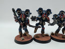 Warhammer Horus Heresy Space Marines Night Lords Raptor Squad with Nostraman Chainglaives - Well Painted BH116