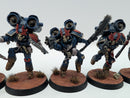 Warhammer Horus Heresy Space Marines Night Lords Raptor Squad with Nostraman Chainglaives - Well Painted BH116