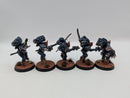 Warhammer Horus Heresy Space Marines Night Lords Raptor Squad with Nostraman Chainglaives - Well Painted BH116