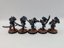 Warhammer Horus Heresy Space Marines Night Lords Raptor Squad with Nostraman Chainglaives - Well Painted BH116