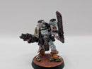 Warhammer Horus Heresy Space Marines Night Lords Apothecary with Jump Pack- Well Painted AT057