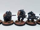Warhammer Horus Heresy: Space Marines Night Lords MKIV Recon Squad - Well Painted BA096