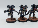 Warhammer Horus Heresy Space Marines Night Lords Raptor Squad with Nostraman Chainglaives - Well Painted BH132