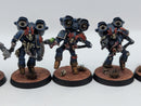 Warhammer Horus Heresy Space Marines Night Lords Raptor Squad with Nostraman Chainglaives - Well Painted BH132