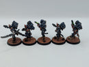 Warhammer Horus Heresy Space Marines Night Lords Raptor Squad with Nostraman Chainglaives - Well Painted BH132