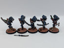 Warhammer Horus Heresy Space Marines Night Lords Raptor Squad with Nostraman Chainglaives - Well Painted AL042
