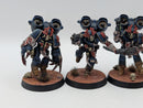 Warhammer Horus Heresy Space Marines Night Lords Raptor Squad with Nostraman Chainglaives - Well Painted AI145