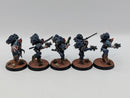 Warhammer Horus Heresy Space Marines Night Lords Raptor Squad with Nostraman Chainglaives - Well Painted AI145