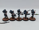 Warhammer Horus Heresy Space Marines Night Lords Raptor Squad with Nostraman Chainglaives - Well Painted AJ059