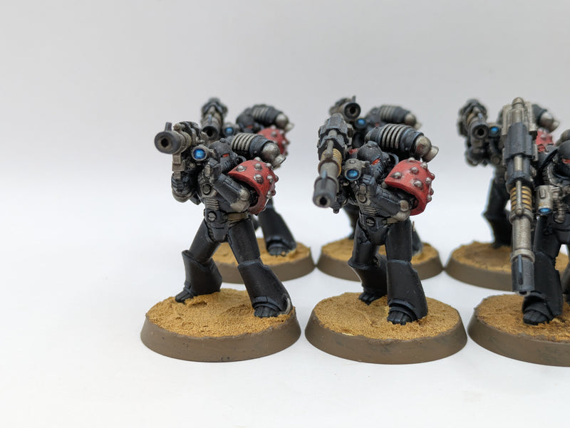 Warhammer Horus Heresy: Space Marines Dark Angels Heavy Support Squad - Well Painted (BI097)