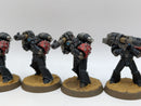 Warhammer Horus Heresy: Space Marines Dark Angels Heavy Support Squad - Well Painted (BI097)