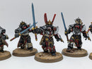 Warhammer Horus Heresy: Space Marines Dark Angels Inner Circle Knights - Well Painted (BI091)