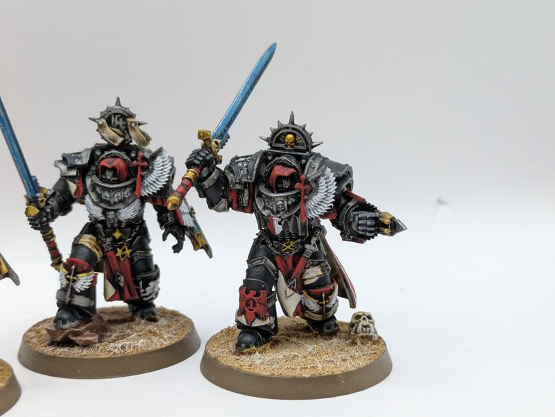 Warhammer Horus Heresy: Space Marines Dark Angels Inner Circle Knights - Well Painted (BI091)