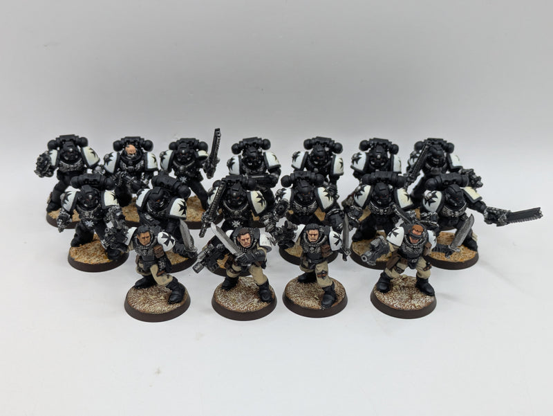 Warhammer 40k: Space Marines Black Templars Firstborn Crusader Squad - Well Painted (BJ019)