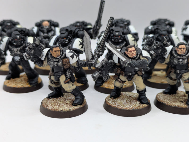Warhammer 40k: Space Marines Black Templars Firstborn Crusader Squad - Well Painted (BJ019)