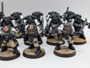 Warhammer 40k: Space Marines Black Templars Firstborn Crusader Squad - Well Painted (BJ019)
