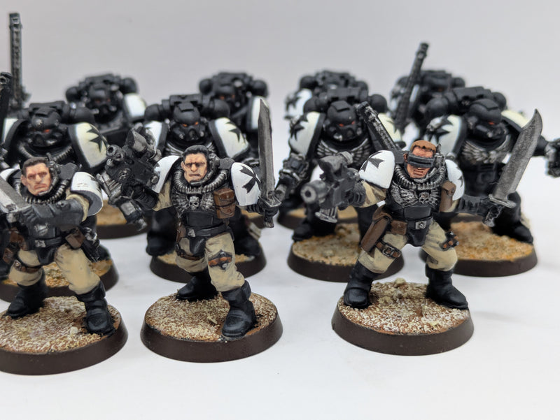 Warhammer 40k: Space Marines Black Templars Firstborn Crusader Squad - Well Painted (BJ019)