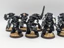 Warhammer 40k: Space Marines Black Templars Firstborn Crusader Squad - Well Painted (BJ019)