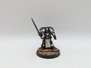 Warhammer 40k: Space Marines Black Templars Converted Captain/Marshal - Well Painted (BJ022)