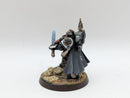 Warhammer 40k: Space Marines Black Templars Converted Captain/Marshal - Well Painted (BJ021)