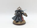 Warhammer 40k: Space Marines Black Templars Converted Captain/Marshal - Well Painted (BJ021)