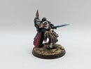 Warhammer 40k: Space Marines Black Templars Converted Captain/Marshal - Well Painted (BJ021)