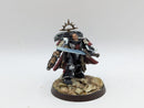 Warhammer 40k: Space Marines Black Templars Converted Captain/Marshal - Well Painted (BJ021)