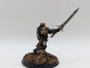 Warhammer 40k: Space Marines Black Templars Metal Emperors Champion - Well Painted (BJ017)
