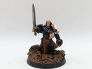 Warhammer 40k: Space Marines Black Templars Metal Emperors Champion - Well Painted (BJ017)
