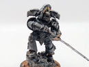 Warhammer Horus Heresy Iron Hands Legion Champion - OOP - Painted AJ070