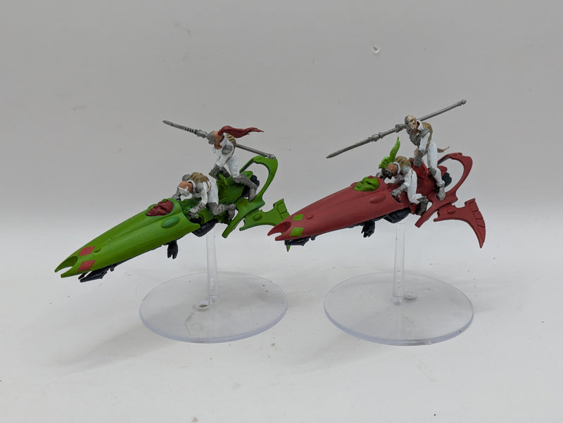 Warhammer 40k: Aeldari Eldar Harlequins Starweaver Jetbikes (AT071)