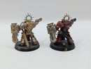 Warhammer 40k Space Marine Lieutenants with Neo-Volkite Pistol and Stormshield BI161