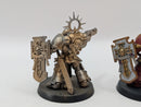 Warhammer 40k Space Marine Lieutenants with Neo-Volkite Pistol and Stormshield BI161