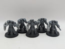 Warhammer Horus Heresy: Space Marines Cataphractii Terminators with Imperial Fists Storm Shields (AE077)