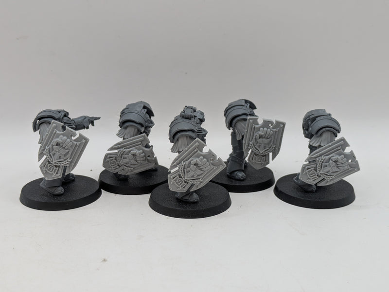 Warhammer Horus Heresy: Space Marines Cataphractii Terminators with Imperial Fists Storm Shields (AE077)