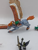 Warhammer the Old World Lord on Pegasus Metal - Bretonnian and Empire Riders AD105