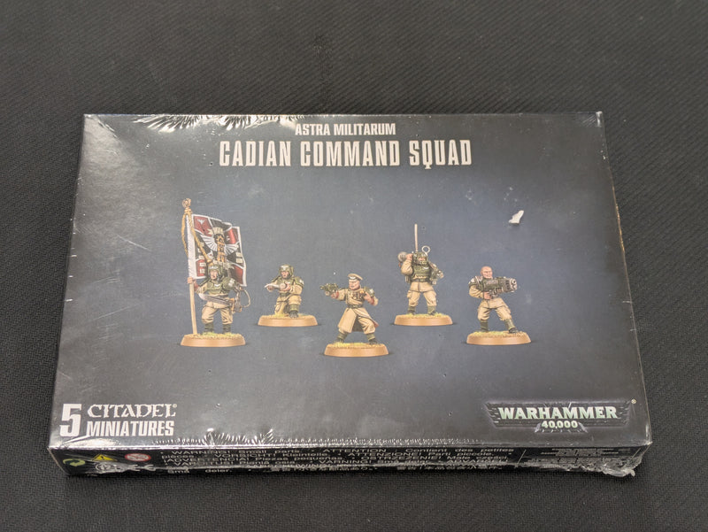 Warhammer 40k: Astra Militarum Cadian Command Squad Old (BB133)